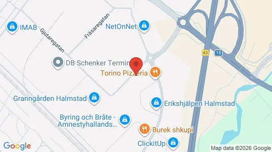 Lagerlokaler til leje i Halmstad - Foto fra Google Street View