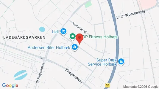 Liikekiinteistöt Vuokrattavana i Holbæk - Kuva Google Street Viewstä
