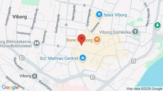 Clinics Do wynajęcia i Viborg - kort over placeringen