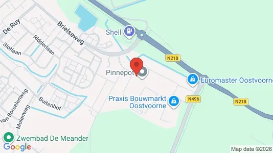 Commercial properties for rent i Westvoorne - kort over placeringen