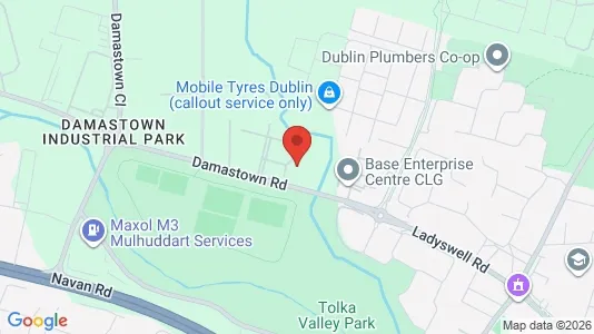 Kontorer til leie i Dublin 15 - kort over placeringen
