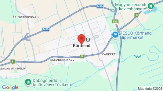 Liikekiinteistöt Myynnissä i Körmendi - Kuva Google Street Viewstä