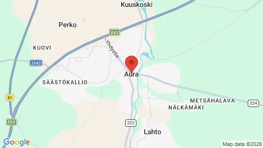 Werkstätte zur Miete i Aura – Foto von Google Street View
