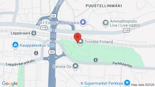 Lokale biurowe Do wynajęcia i Espoo - kort over placeringen