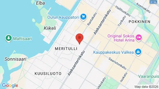 Nieruchomości komercyjne Do wynajęcia i Oulu - kort over placeringen