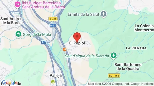 Sklepy Do wynajęcia i El Papiol - kort over placeringen