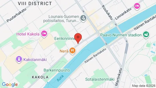 Office spaces for rent i Turku - kort over placeringen