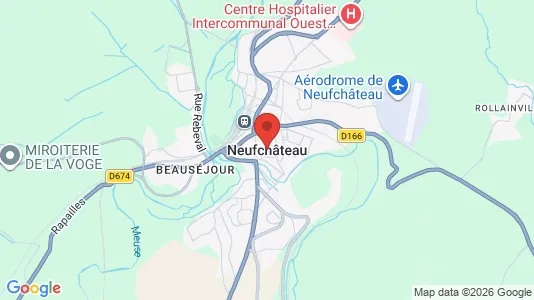 Commercial properties for sale i Neufchâteau - kort over placeringen