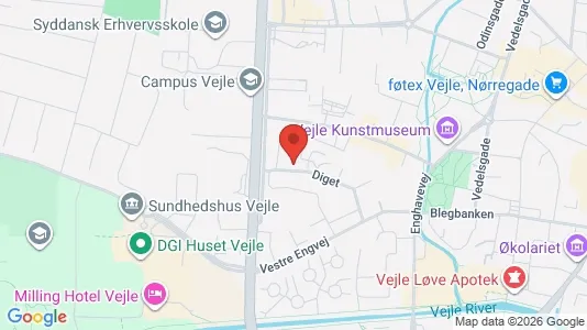 Büros zur Miete i Vejle – Foto von Google Street View