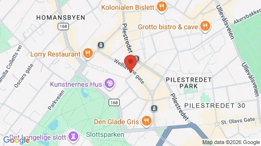 Office spaces for sale i Oslo Frogner - kort over placeringen