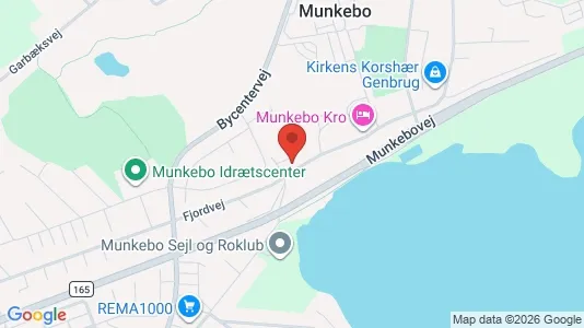 Lager zur Miete i Munkebo - kort over placeringen