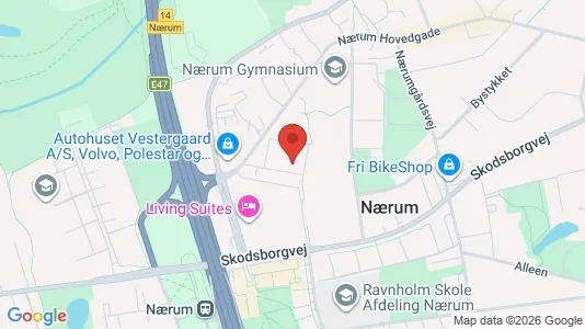 Büros zur Miete i Nærum – Foto von Google Street View