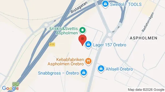 Lokale biurowe Do wynajęcia i Örebro - kort over placeringen