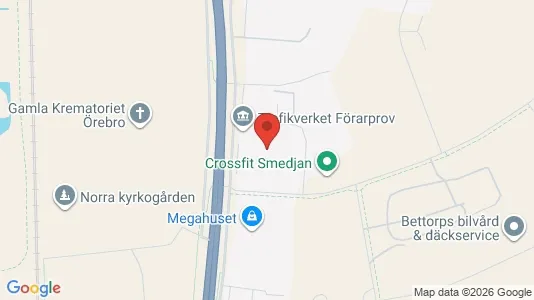 Commercial properties for rent i Örebro - kort over placeringen