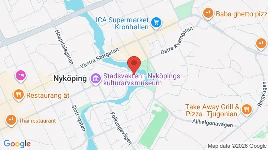 Kontorslokaler för uthyrning i Nyköping – Foto från Google Street View