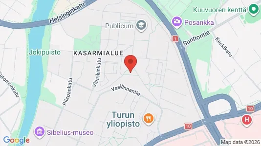Lokale biurowe Do wynajęcia i Turku - kort over placeringen