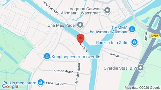 Lokaler til leje i Alkmaar - kort over placeringen