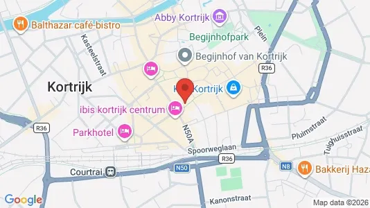 Lokaler til leje i Kortrijk - Foto fra Google Street View