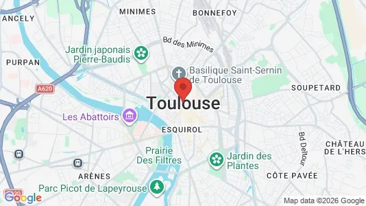 Ladenlokale zur Miete i Toulouse – Foto von Google Street View