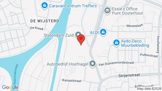 Propiedades comerciales En alquiler i Oosterhout - kort over placeringen