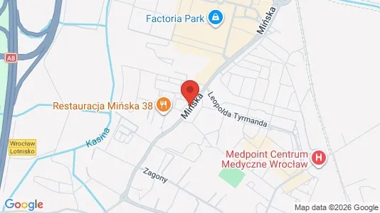 Nieruchomości komercyjne Do wynajęcia i Wrocław - kort over placeringen