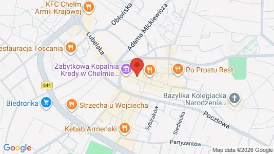 Propiedades comerciales En alquiler i Chełm - kort over placeringen