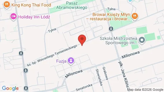 Gewerbeflächen zur Miete i Łódź - kort over placeringen