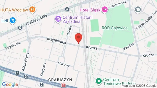 Liikekiinteistöt Vuokrattavana i Wrocław - Kuva Google Street Viewstä