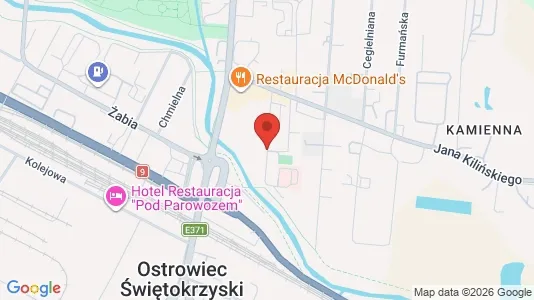 Gewerbeflächen zur Miete i Ostrowiecki – Foto von Google Street View
