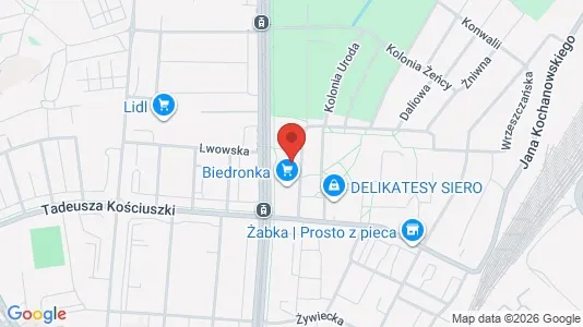Commercial properties for rent i Gdańsk - kort over placeringen