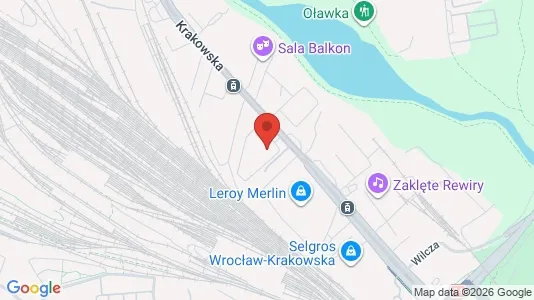 Nieruchomości komercyjne Do wynajęcia i Wrocław - kort over placeringen