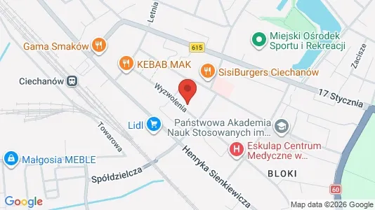 Bedrijfsruimtes te huur i Ciechanowski - kort over placeringen