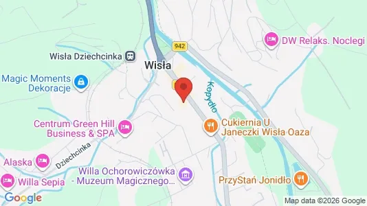 Gewerbeflächen zur Miete i Cieszyński – Foto von Google Street View