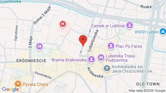 Gewerbeflächen zur Miete i Lublin – Foto von Google Street View