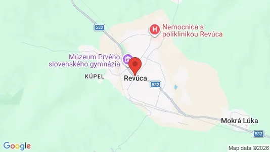 Propiedades comerciales En alquiler i Revúca - Foto de Google Street View