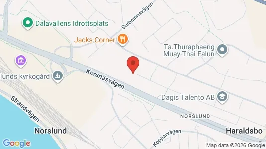 Lokaler til leje i Falun - Foto fra Google Street View