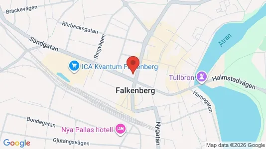 Lokaler til leje i Falkenberg - Foto fra Google Street View