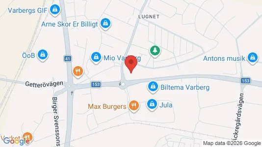 Gewerbeflächen zur Miete i Varberg – Foto von Google Street View