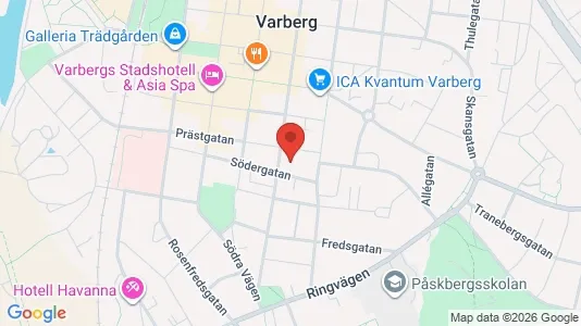 Propiedades comerciales En alquiler i Varberg - kort over placeringen