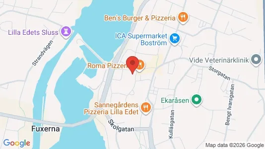Commercial properties for rent i Lilla Edet - kort over placeringen