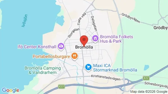 Ladenlokale zur Miete i Bromölla – Foto von Google Street View
