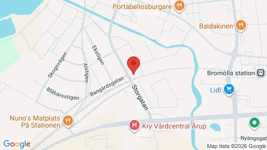 Büros zur Miete i Bromölla – Foto von Google Street View