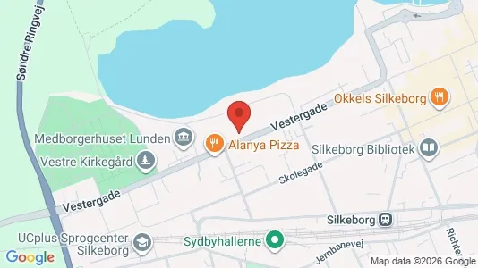 Kontorslokaler för uthyrning i Silkeborg – Foto från Google Street View