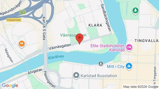 Toimistotilat Vuokrattavana i Karlstad - kort over placeringen