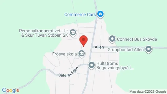 Lokaler til leje i Skövde - kort over placeringen