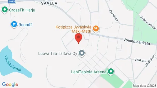 Kantorruimte te huur i Jyväskylä - kort over placeringen