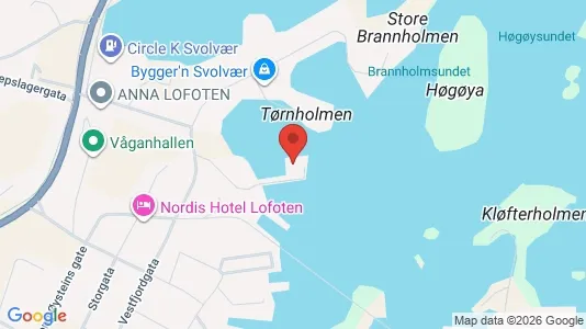 Kontorlokaler til leje i Vågan - Foto fra Google Street View