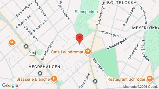 Lager til leie i Oslo Frogner – Bilde fra Google Street View