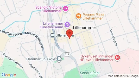 Espacios de oficina En alquiler i Lillehammer - Foto de Google Street View