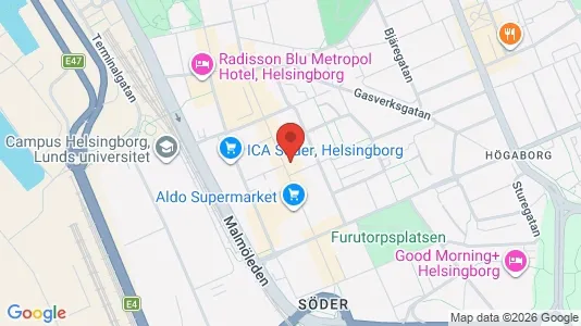 Büros zur Miete i Helsingborg – Foto von Google Street View